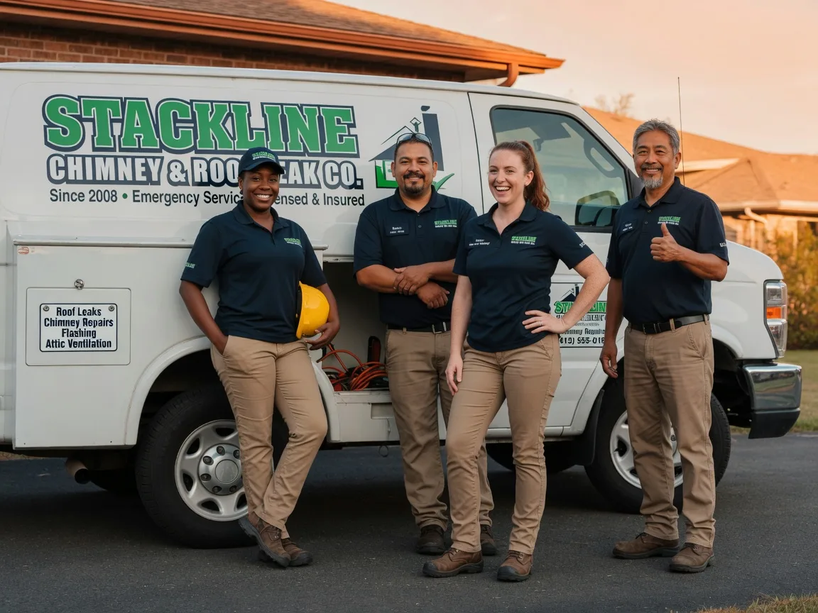 Chimney flashing repair company in Merritt, NC